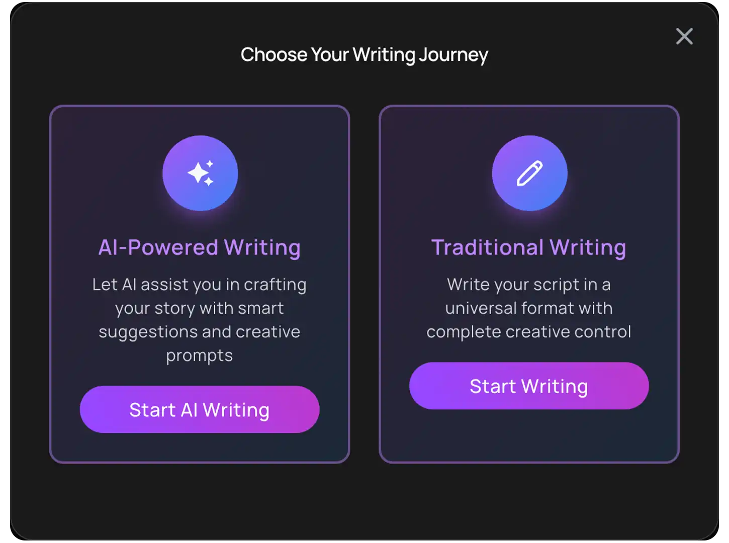 Multi-language scriptwriting support